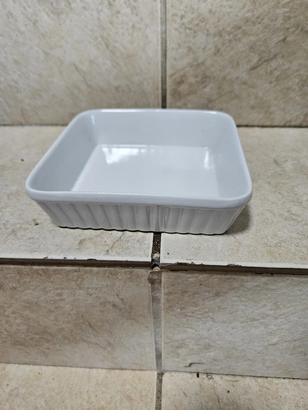 White square ceramic baking dish #baking #cooking